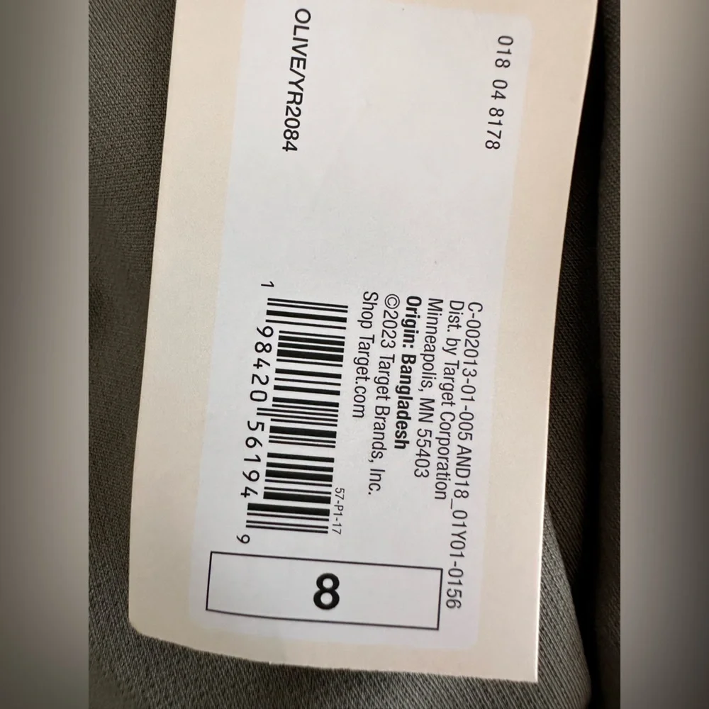 High-Rise Tailored Trousers - A New Day Olive size 8 - Picture 8 of 8